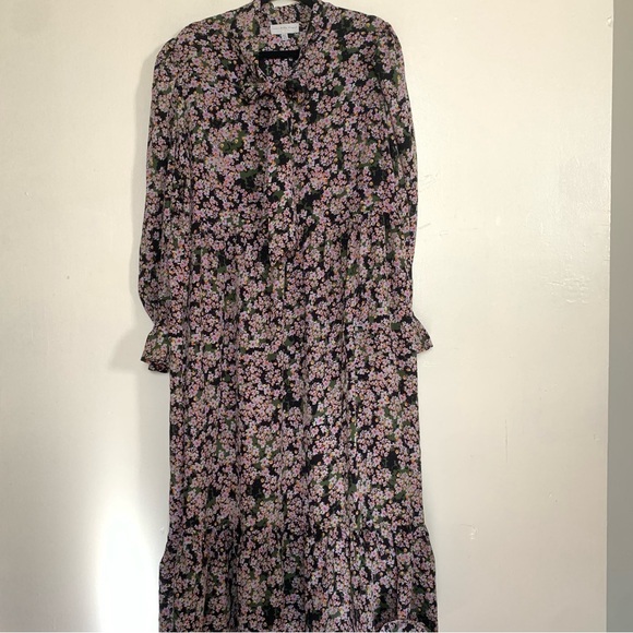 Never Fully dressed long sleeve maxi dress green floral size 18 - Picture 6 of 9